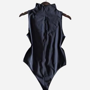 GOOD AMERICAN Women's Black Bodysuit